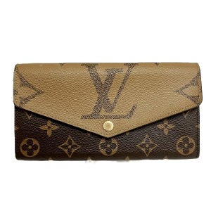 ルイヴィトン Louis Vuitton モノグラムジャイアント ポルトフォイユ・サラ M80726 長財布 2つ折り財布 レディース【中古】