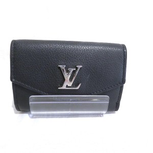 ルイヴィトン Louis Vuitton ポルトフォイユ ロックミニ M62369 ブラック 財布 3つ折り財布 ユニセックス【中古】