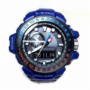 カシオ G-SHOCK ガルフマスター GWN-1000H-2AJF 電波ソーラー 時計 腕時計 メンズ【中古】