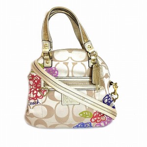 コーチ COACH デイジーポピー 2WAY F22323 バッグ ハンドバッグ ショルダーバッグ レディース【中古】