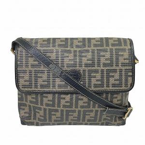 FENDI】フェンディ ショルダーバッグ ロゴベルト ズッカ柄 サコッシュ 