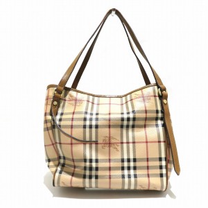 バーバリー Burberry ノバチェック ベージュ バッグ トートバッグ レディース【中古】