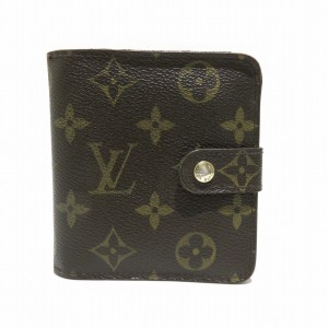 ルイヴィトン Louis Vuitton モノグラム コンパクトジップ M61667 2つ折り財布 ユニセックス【中古】