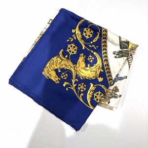 エルメス Hermes カレ90 LA PROMENADE DE LONGCHAMPS ロンシャンへの散歩 スカーフ レディース 小物【中古】