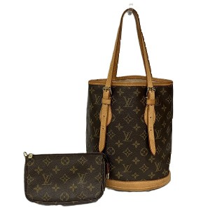 ルイヴィトン Louis Vuitton モノグラム プチバケット M42238 バッグ トートバッグ ショルダーバッグ レディース【中古】