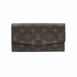 ルイヴィトン Louis Vuitton モノグラム ポシェットポルト モネ クレディ M61723 旧型 長財布 2つ折り財布 ユニセックス【中古】