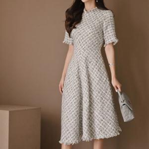 ツイード フリンジ ワンピースの通販 Au Pay マーケット