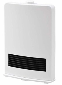 [山善] セラミックファンヒーター (セラミックヒーター) 暖房器具 1200W / 600W 2段階切替 DF-J121(W)
