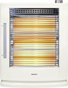 [山善] 遠赤外線 電気ストーブ 加熱式 加湿機能搭載 (990W / 660W / 330W 3段階切替) ホワイト DSE-KC108(W)