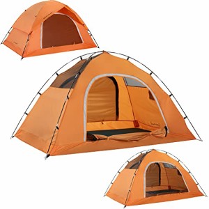 Clostnature キャンプ テント 二人用 バックカントリー 軽量 テント コンパクト 防水 登山 山岳テント 2人用 アウトドア ピクニック 自立