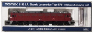 TOMIX Nゲージ EF81-400 JR九州仕様 赤2号 9155 鉄道模型 電気機関車