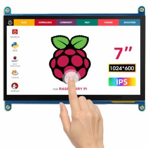 ELECROW 7インチ モバイルモニター Raspberry Pi 用 モバイルディスプレイ LCD ディスプレイ ポータブルモニター 1024*600 HDMI端子 液晶