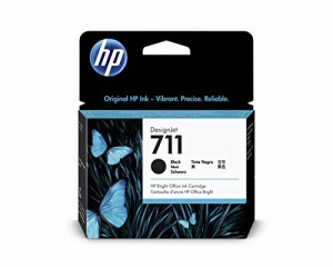 HP HP711インクカートリッジ ブラック80ml CZ133A