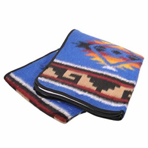 エルパソサドルブランケット (El Paso SADDLEBLANKET) Camp Blanket/リバーシブルキャンプブランケット[約213×183cm]414-BLUE