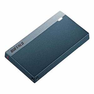 BUFFALO USB3．2(Gen1) 超小型ポータブルSSD(250GB) モスブルー SSD-PSM250U3-MB