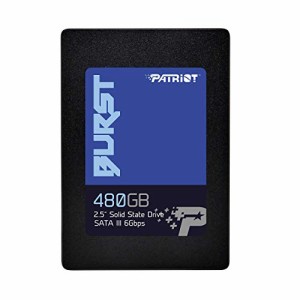 Patriot Memory Burst 480GB SATA3 内蔵型SSD 6Gb/s 2.5インチ 7mm 台湾製 三年保証 PBU480GS25SSDR