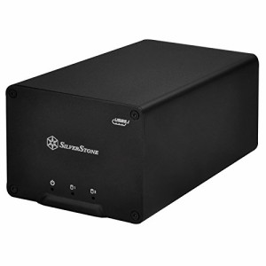 SilverStone 2.5インチx2 RAID対応 USB 3.1 Gen2 Type-C ドライブストレージ SST-DS223