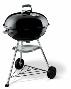 ウェーバー(Weber) バーベキュー コンロ BBQ グリル 57cm コンパクトケトル 炭 キャンプ 10-12人用 【日本正規品】 1321008