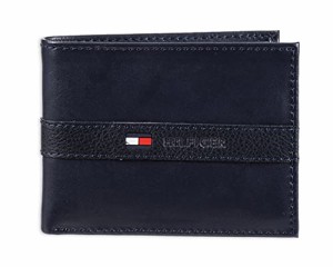 Tommy Hilfiger トミーフィルフィガー 財布 メンズ 財布 Men's Leather Ranger Passcase Wallet (Navy)