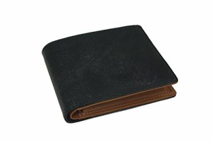 英国トーマス社製ブライドルレザー×ヌメ革二つ折り財布(ボックス型小銭入れ付)