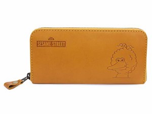 【全4タイプ】SESAME STREET セサミストリート 日本製 栃木レザー ラウンドファスナー 長財布(sew-1)