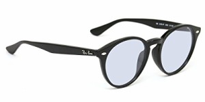 [レイバン] サングラス RX2180VF 2000 51サイズ ライトカラーレンズセット RayBan メガネフレーム 紫外線カット ラウンド 丸メガネ 黒縁 