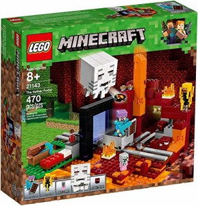 LEGO マインクラフト ネザーポータル 21143 組み立てキット (470ピース)