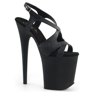 Pleaser FLAMINGO-831 8inch Heel, 4inch PF Criss-Cross Sling Back Sandal◆取り寄せ