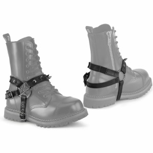 Demonia DA-510 Faux Leather Boot Harness (Pair)◆取り寄せ