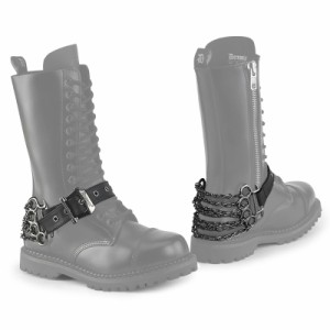 Demonia DA-515 Faux Leather Boot Harness (Pair)◆取り寄せ