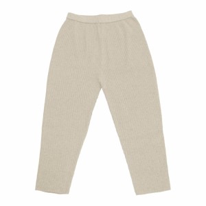 evam eva エヴァムエヴァ wool rib pants E223K059