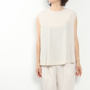 evam eva エヴァムエヴァ cotton sleeveless pullover E231C223