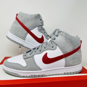 ナイキ ダンク ハイ NIKE DUNK HIGH Light Smoke Grey and Gym Red メンズ スニーカー DJ6152-001