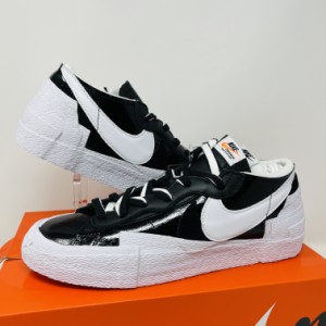 ナイキ ブレーザー ロー サカイ ブラック パンテント レザー NIKE BLAZER LOW x sacai Black Patent Leather メンズ スニーカー DM6443-0