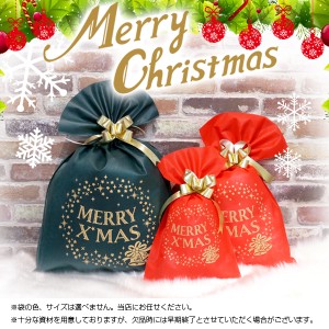 【クリスマスラッピング】 当店でラッピングします♪ 金リボン×袋タイプ ※商品と同時にご注文ください なし