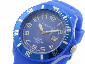 アバランチ AVALANCHE クオーツ 腕時計 AV-100S-BU-44 ブルー ブルー
