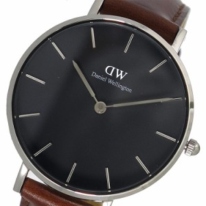 ダニエル ウェリントン Daniel Wellington クラシック ペティート クオーツ レディース 腕時計 DW00100181 ブラック ブラック