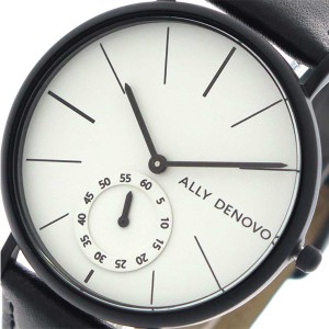 アリーデノヴォ ALLY DENOVO 腕時計 レディース 36mm AF5001-5 HERITAGE SMALL クォーツ ホワイト ブラック ホワイト
