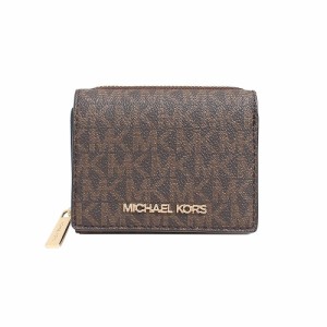 マイケルコース MICHAEL KORS 三つ折り財布 35H9GTVZ5B-BROWN レディース ブラウン