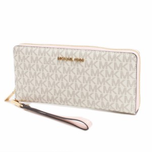 マイケルコース MICHAEL KORS 長財布 35F8GTVT3B-PWD-BLUSH-MLT レディース ジェットセットトラベル JET SET TRAVEL パウダーブラッシュ 