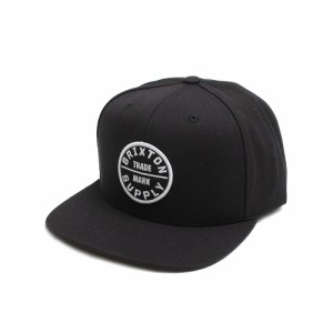 ブリクストン BRIXTON OATH 3 SNAPBACK キャップ 帽子 10777-BLACK メンズ ブラック