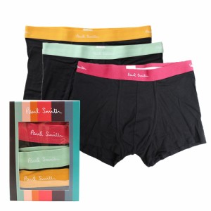 ポールスミス PAUL SMITH ボクサーパンツ 3枚セット M1A-914C-E3PCKU-79-M メンズ ブラック 下着