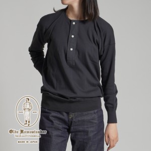 Olde Homesteader オールドホームステッダー ヘンリーネック ロングスリーブ HENLEY NECK LONG SLEEVE US001 インターロック フライス イ