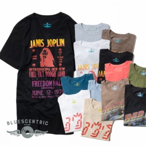 BLUESCENTRIC(ブルースセントリック)/T-SHRT(Tシャツ) JANIS JOPLIN FULL TI LT(ジャニス・ジョプリン)/THE POLICE GHOST IN THE MACHINE