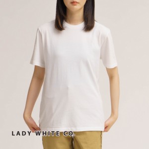 レディホワイト Lady White Co ライトジャージー Tシャツ LW121 LITE JERSEY T-SHIRT TEE 半袖 白T アメリカ製