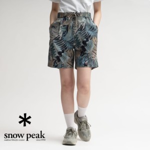 Snow Peak(スノーピーク)/Printed Breathable Quick Dry Shorts(プリント ブリーザブル クイック ドライ ショーツ)  ショーツ ショートパ