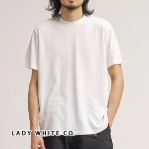 レディホワイト Lady White Co ライトジャージー Tシャツ LW121 LITE JERSEY T-SHIRT TEE 半袖 白T アメリカ製