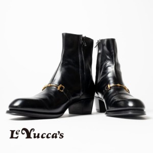 Le Yuccas(レユッカス)/Bowie zip boots(ボウイ ジップ ブーツ)/レディース woman Last BOWIE LIZARD レザー シューズ 革靴 本革 メンズ 