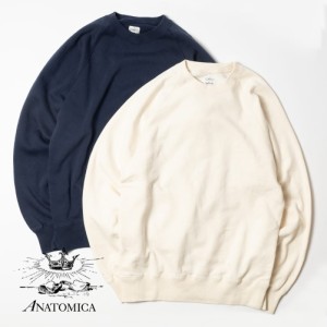 ANATOMICA(アナトミカ)/SWEAT RAGLAN CREW NECK(スウェット ラグラン クルーネック)/トップス メンズ レディース ユニセックス 日本製 53