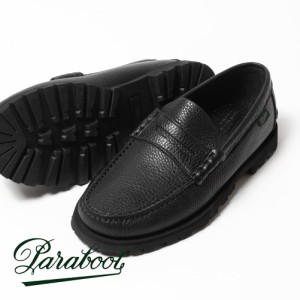 Paraboot(パラブーツ)/CORAUX RAID(コロー レイド)/モカシン コインローファー デッキ ローファー 厚底 メンズ RAID SOLE